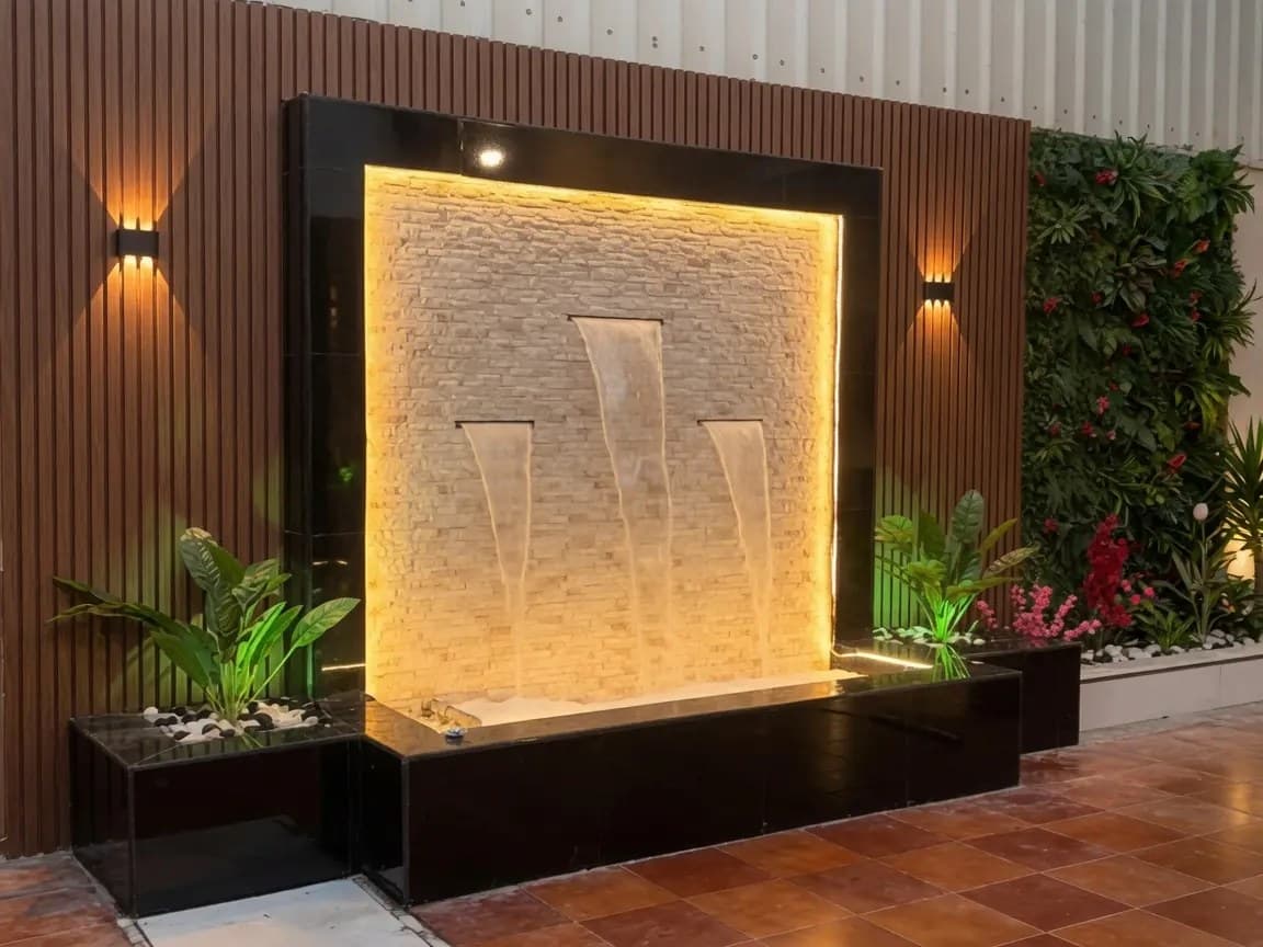 Architectural water feature service in UAE