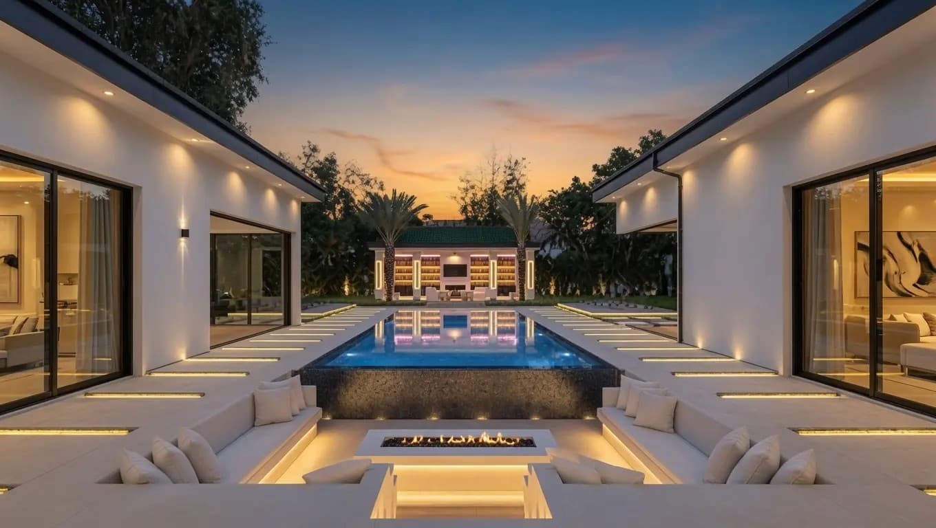 Swimming pool before renovation