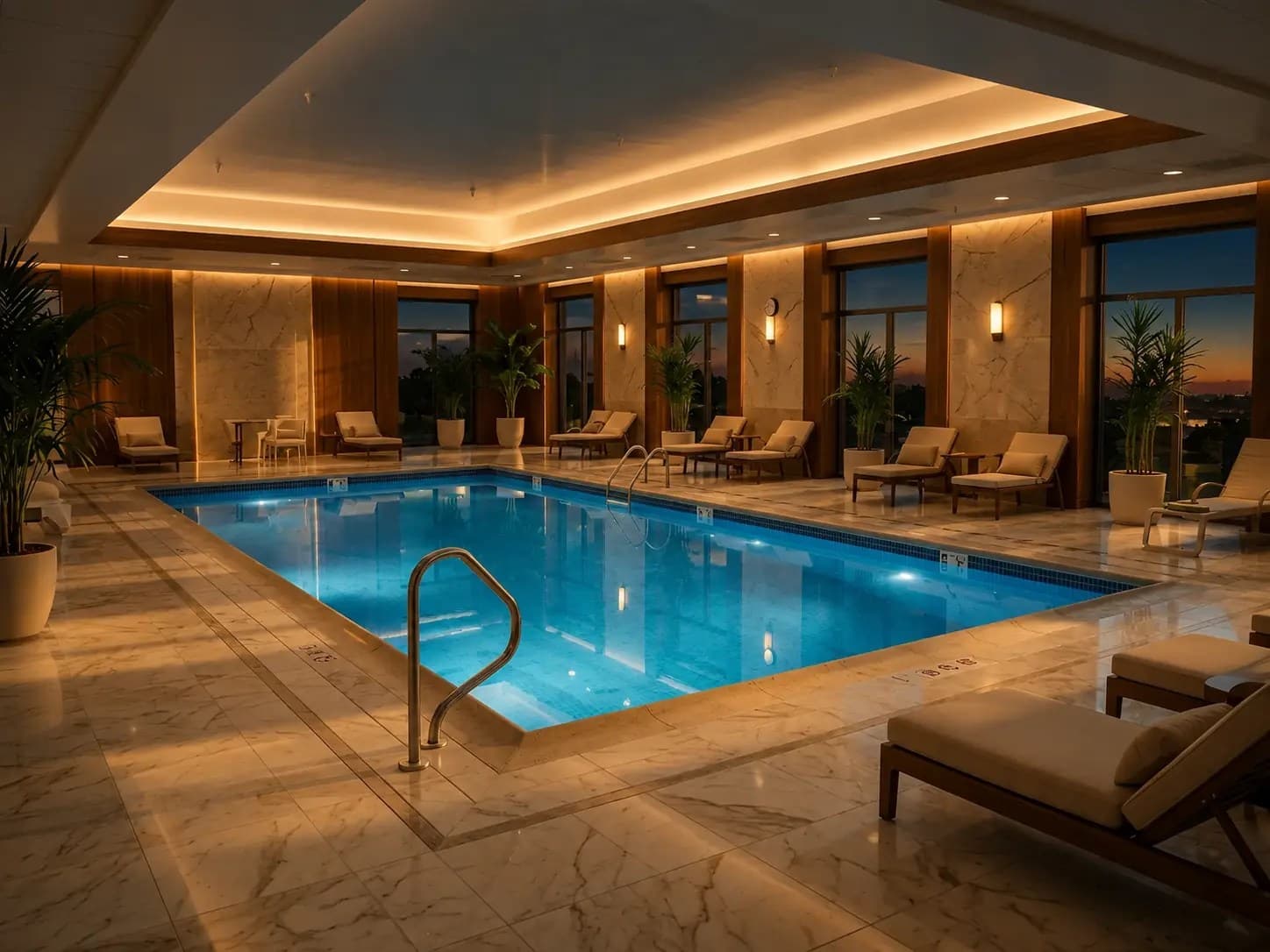 Finished renovated villa swimming pool