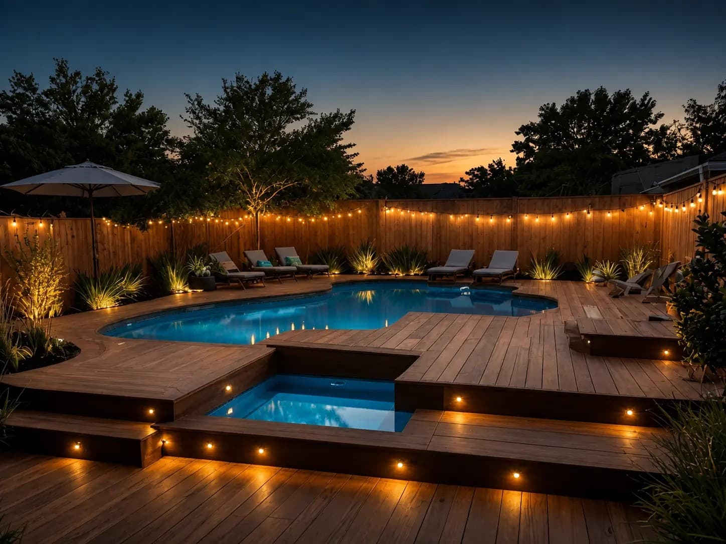 Pool lighting service