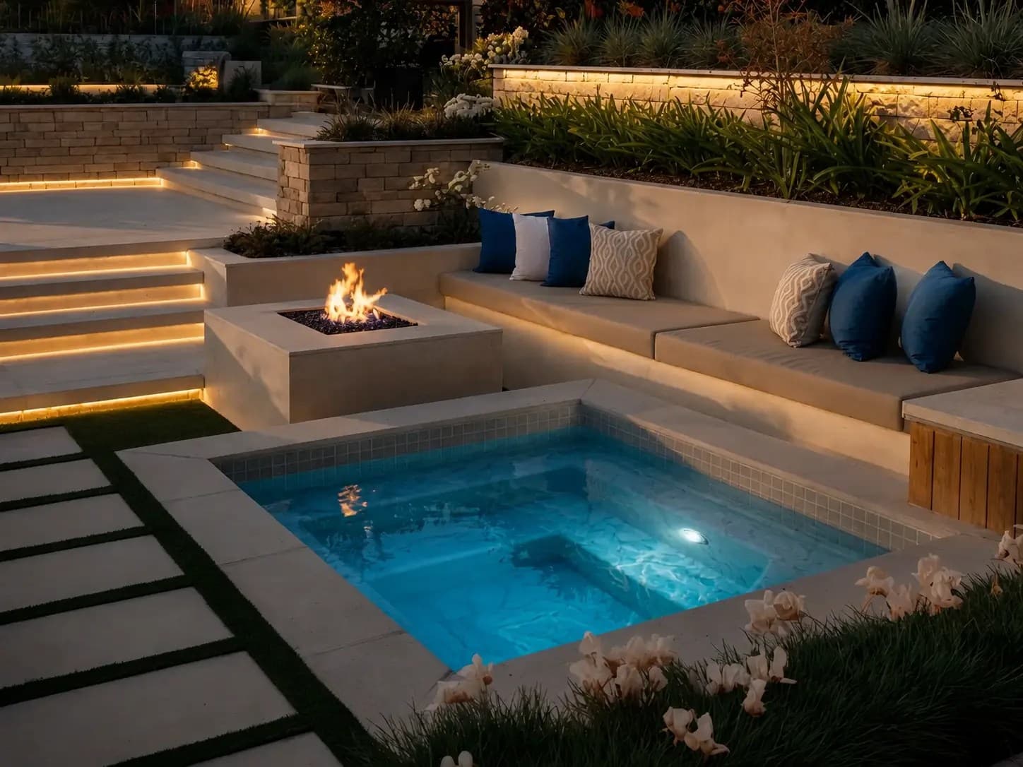 Private indoor spa