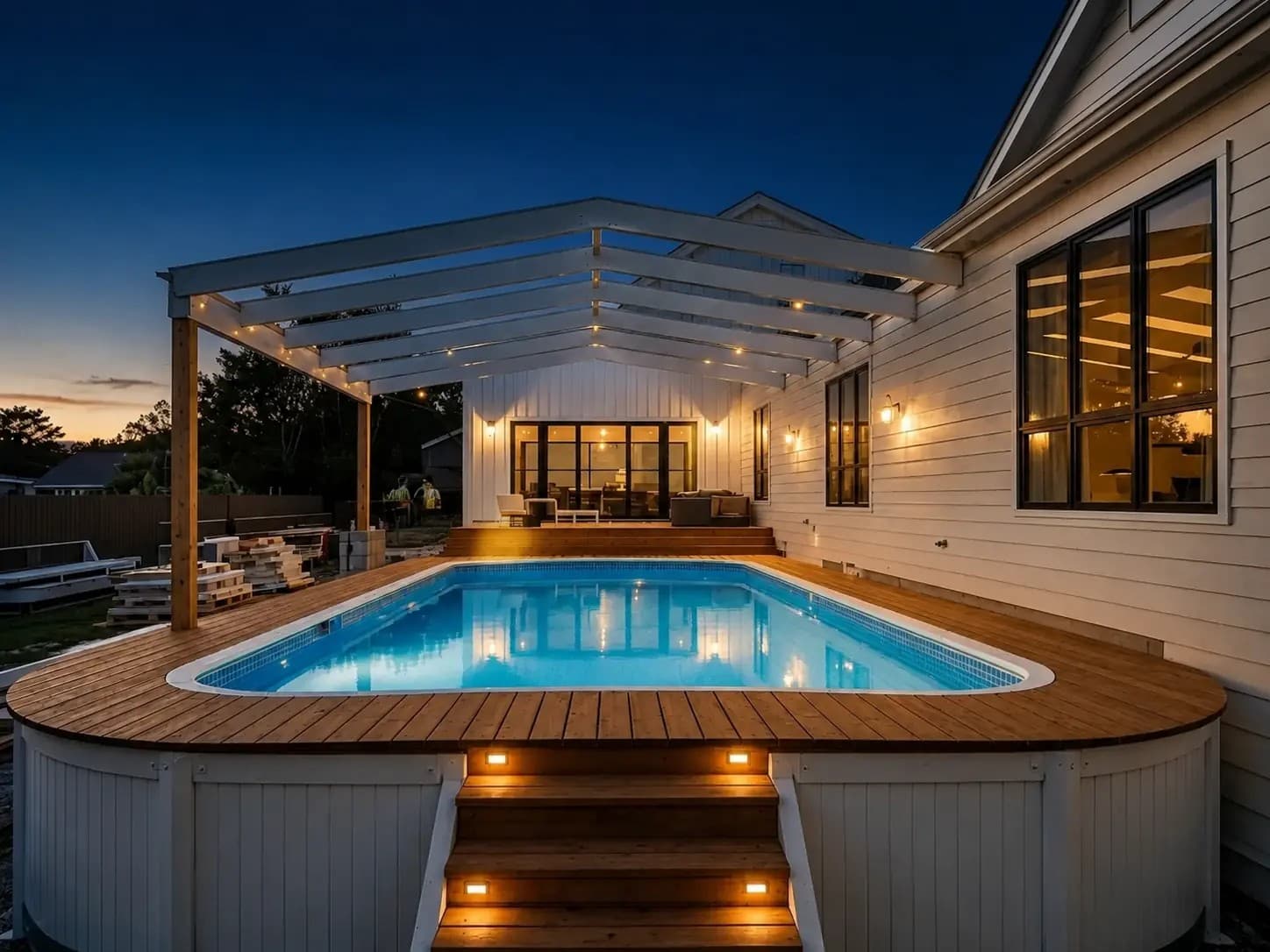 Swimming pool construction