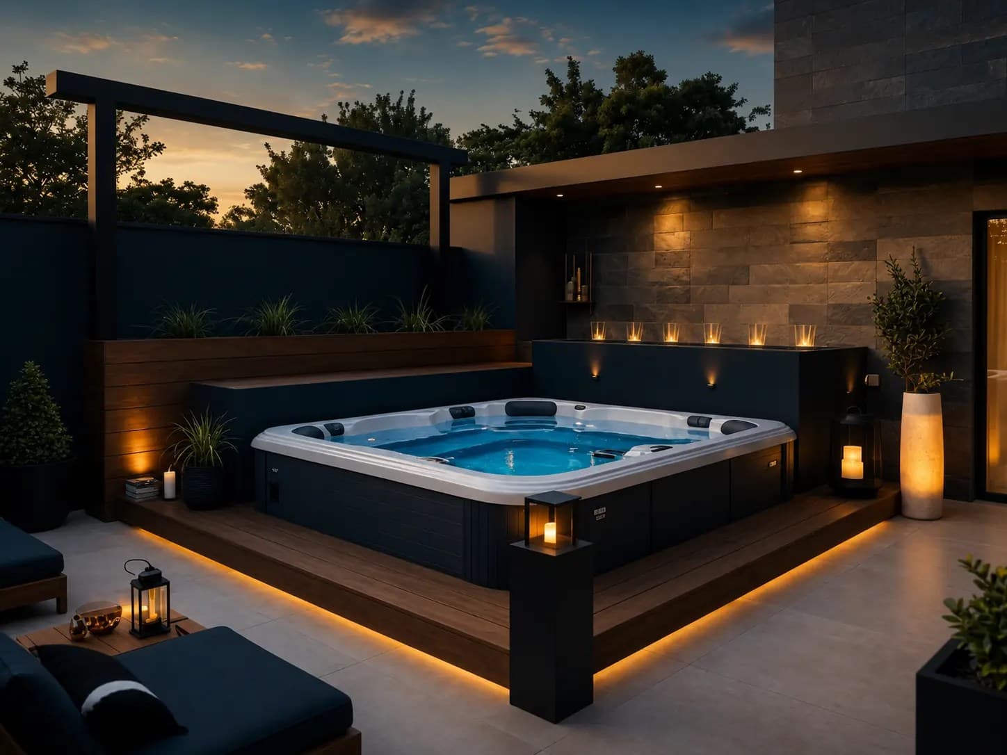 Jacuzzi and spa lighting in UAE